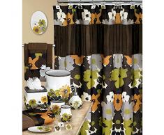 Home floral Bouquet Collection, Bad Teppich, Schokolade