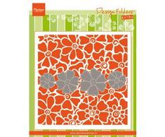 Marianne Design Marianne Designs und Ordner Embossing, Mohnblumen, für Papierbastelarbeiten Design Folder Poppies, Kunststoff, 0
