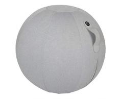 ALBA MHBALL J ergonomischer Sitzball, PVC/Polyester, Safran-gelb, mittel