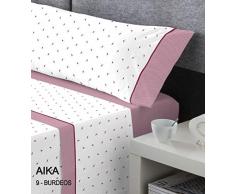 SERENA Bettwäsche Bett 180 cm Burgunderrot