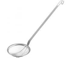H+H 8488914 H & H Schaumlöffel Netz Edelstahl mit Griff, lang, 14 cm, Null