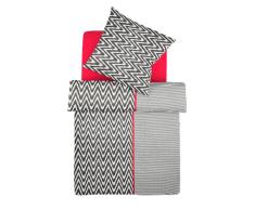 Fleuresse 22561 Fb. 4 Satin Bettwäsche 2-teilig, rot