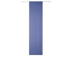 Deko Trends Kos 8174 01 599 Schiebevorhang mit Alupaneelwagen und Beschwerungsstab, blau