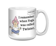 Tree-Free mit Aunty Acid Twister Kaffeebecher, Keramik, Mehrfarbig, 591 ml