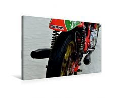 Premium Textil-Leinwand 75 x 50 cm Quer-Format Ducati 500 Sport Desmo | Wandbild, HD-Bild auf Keilrahmen, Fertigbild auf hochwertigem Vlies, Leinwanddruck von Ingo Laue