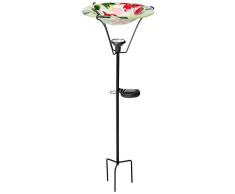 Continental Art cac2610410 a 27,9 cm Solar Kolibri Vogeltränke Gartenstecker