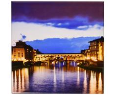 3dRose CT 82068 _ 2 Italien, Florenz, Arno, Ponte Vecchio Brücke EU16 bja0483 JAYNES Galerie Keramik Fliesen, 6