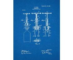Korkenzieher Patent Print M12153 13 x 19 Blueprint