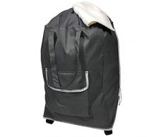 Homz Wheeled Laundry Bag Wäschesack, Polyester, anthrazit