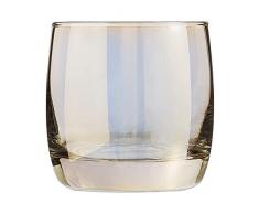 ARC 033300 Trinkglas Shiny, Gold, 30 cl, 4 Stück
