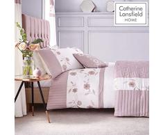 Catherine Lansfield Grace Bettwäsche-Set für Doppelbett, Natur