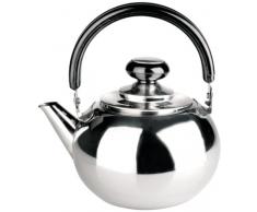 Ibili Wasserkessel Prisma, 0,9 L, Edelstahl, silber/schwarz, 10 x 10 x 1 cm