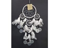 Bongjas Dream Windspiel mit Steinperlen und Muschel, handgefertigt, 10,9 cm