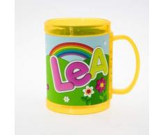 H&H 03873010037 Kinderbecher - Namensbecher, Kunststoff, Mehrfarbig