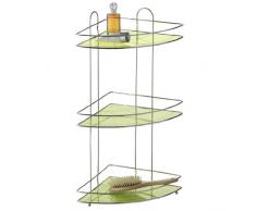 axentia 282058 Eckregal Napoli 3 BÃ¶den, verchromt