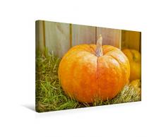 Premium Textil-Leinwand 45 cm x 30 cm quer Halloween Kürbis