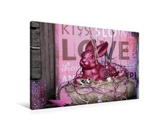 Premium Textil-Leinwand 90 x 60 cm Quer-Format Osterdekoration | Wandbild, HD-Bild auf Keilrahmen, Fertigbild auf hochwertigem Vlies, Leinwanddruck von SchnelleWelten