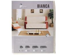 Eysa Bianca Nicht elastisch Sofa überwurf 1 Sessel, Baumwolle, 00-Ecru, 37 x 7 x 29 cm