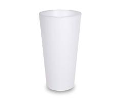 Smart and Green MTOL073EUS Blumentopf, Polyethylen, 1,2 W, Weiß
