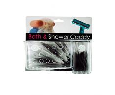 KOLE IMPORTS uu258 Bad & Dusche Caddy mit Saugnäpfen