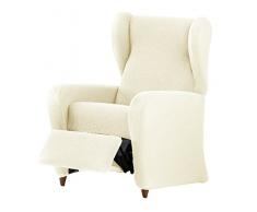 Eysa Cora bielastisch Sofa überwurf relaxsessel Farbe 00-Ecru, Polyester-Baumwolle, 36 x 27 x 9 cm