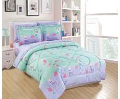 Fancy Linen Schmusetuch Meerjungfrau unter dem Meer Lavendel Aqua Pink Twin Comforter