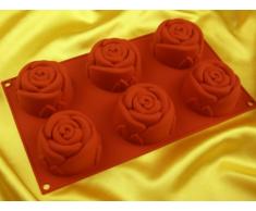 Pati-Versand Silikonform, Silikon, Rot, 30cm x 17,5cm