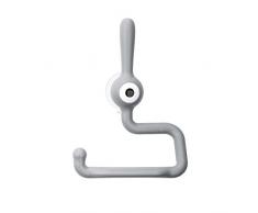 koziol Toilettenpapierhalter Toq, Kunststoff, solid cool grey, 5 x 14.4 x 19.2 cm