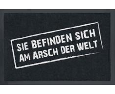 Rockbites Design 1012507310 Fußmatte, Polyamid, Schwarz, 40 x 60 cm, 1 Einheiten