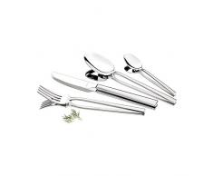 Solex Besteck-Set Hannah 24-Teilig, Edelstahl, Silber, 14 x 2 x 1 cm