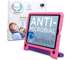 Pure Sense Cases Antimikrobielles Kit enthält Hülle, Riemen, Displayschutzfolie und Spray für Apple iPad Pro 12.9-1st 2nd Gen 2015 2017 für Unisex-Kinder Rosa