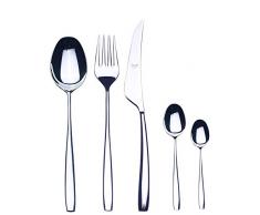 Mepra SPA 105222030M Besteckgarnitur, Design Moka Avanguardia, 30-teilig