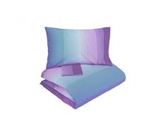 Gabel Web Bettwäsche-Set, für Einzelbett, Hellblau, 2 Stück