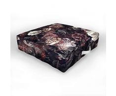 Society6 Burcu Korkmazyurek Exotic Garden – Night III Bodenkissen für drinnen und draußen