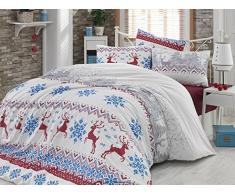 En Vogue Steppdecke für Doppelbett 200 x 200 cm Bianco Rosso Blu