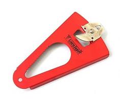 De Luca DEL134 Mehrzweck-Messer mit Dosenöffner, mehrfarbig