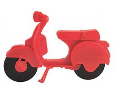 Excelsa Scooter Pizzaschneider, Edelstahl, Rot, 17 x 2 x 12 cm