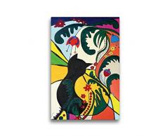 Premium Textil-Leinwand 30 x 45 cm Hoch-Format Flower-Kätz, Petra Kolossa, Acryl auf Leinwand, 70x50, 2013 | Wandbild, HD-Bild auf Keilrahmen, Fertigbild auf hochwertigem Vlies, Leinwanddruck von Petra Kolossa