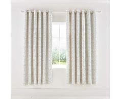 Scion Zusammensetzung Gefütterte Vorhänge Knetmasse, Material: 100% Baumwolle, Fadenzahl 144, Putty, 167 x 183 cm