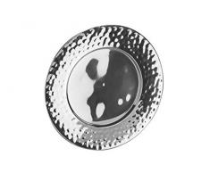 Fink 155024 Piatto Tablett aus Edelstahl, Silber, 37 x 37 x 3 cm