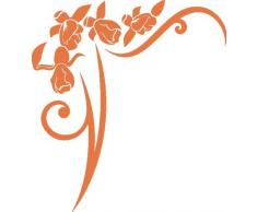 INDIGOS 4051719177275 Wandtattoo, Vinyl, hasselnussbraun, 60 x 10 x 10 cm