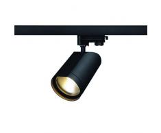 SLV LED 3-Phasen Strahler Bilas Spot Single, 15W, COB, 2700K, 60 Grad, inklusiv Adapter, schwarz 152980