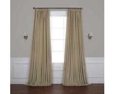 HPD Half Price Drapes BOCH-151304-84-DW Verdunkelungsvorhang, extrabreit, 1 Panel, 100 x 84, klassisches Taupe
