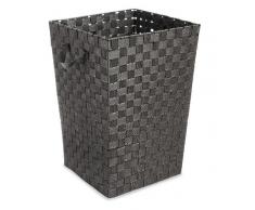 Whitmor Wäschesammler mit gewebtem Riemen 15x15x20 Espresso