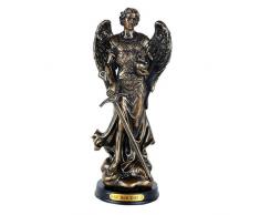 Pacific Giftware ST Jehudiel Tragetasche Krone des Heils Figur 20,3 cm Hoch Holz Boden mit Messing Namensschild