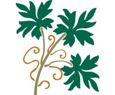 Indigos 4051719765243 Wandtattoo MF399 schÃ¶ne Blume Blatt 80 x 70 cm