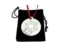 AnniversaryGifts Christbaumschmuck aus Metall zum 19. Hochzeitstag