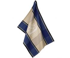 kela Geschirrtuch Frida Cupcake 50x70 cm aus Baumwolle in blau/beige, 50 x 70 x 1 cm