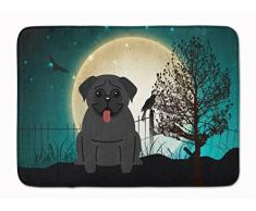 Caroline s Treasures bb2196rug Halloween Scary Mops schwarz Fußmatte, 48,3 x 68,6 cm Multicolor