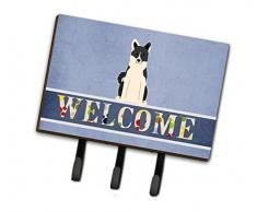 Caroline s Treasures bb5610th68 Russo-European Laika Spitz Welcome Wandhaken, Triple, Multicolor